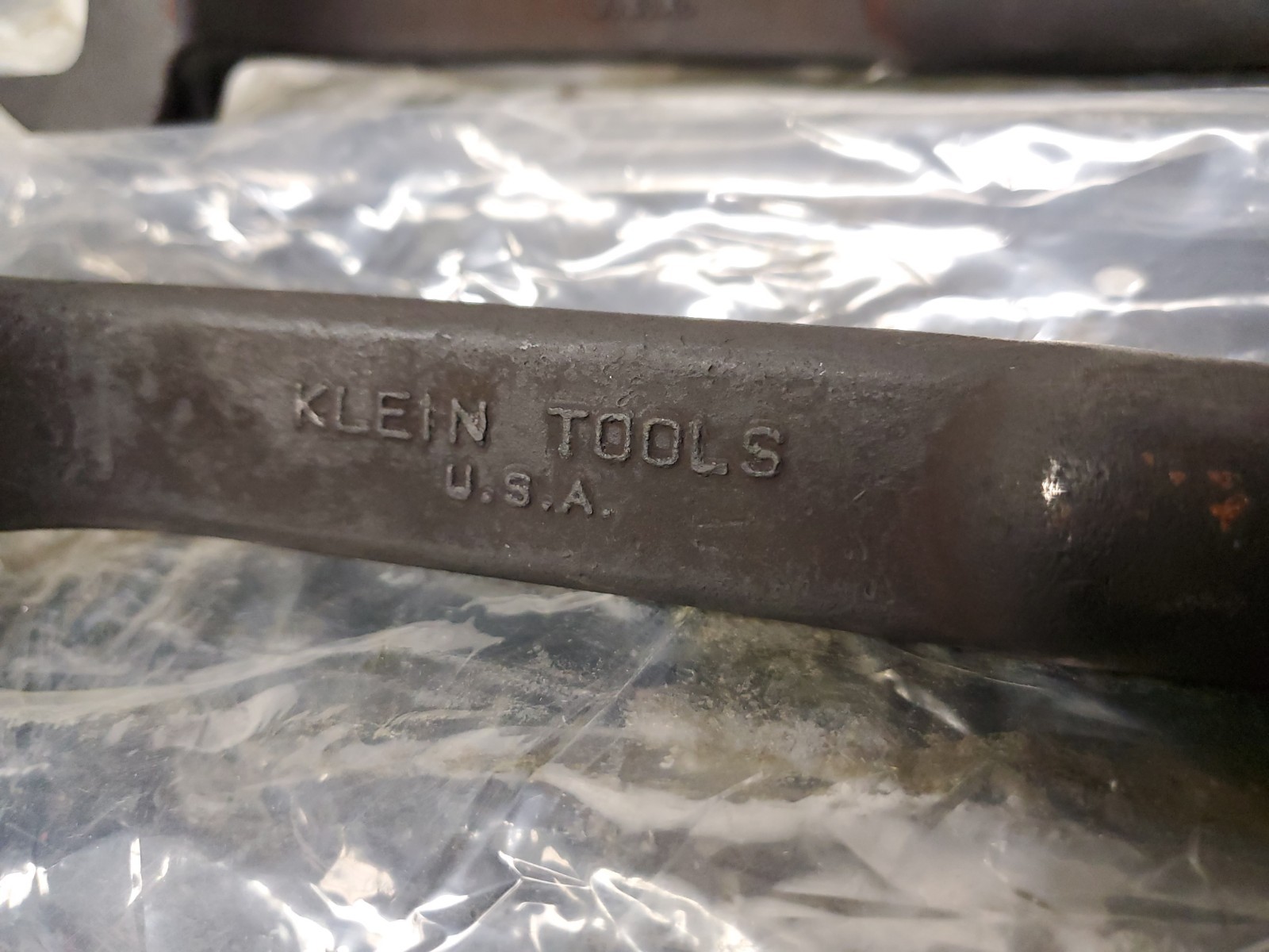 Klein Tools 1-1/4 & 1-7/16 in. Spud Wrench Set 3212-H & 3213-H NOS Made in USA