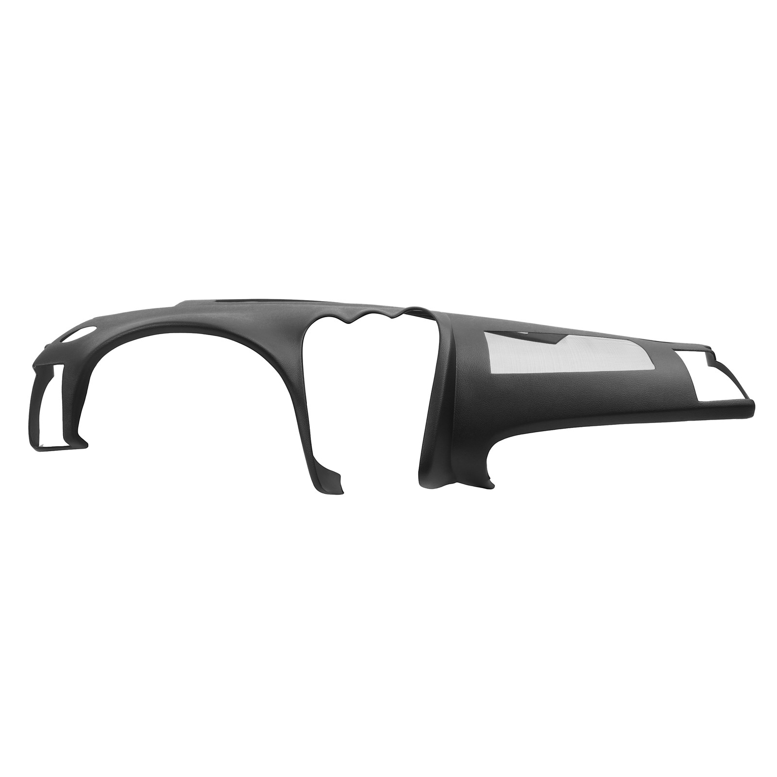 Molded Dashboard Cover Center Dash Cap Overlay Black For Nissan Altima 2008-2012