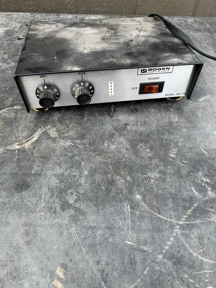 BOGEN GA-6A Amplifier Vintage
