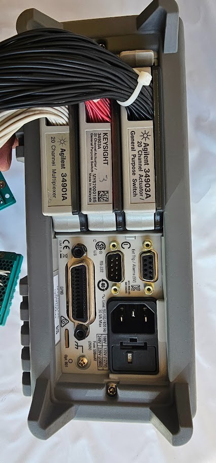 Keysight 34970A Data Acquisition Switch Unit w/ 34901A & 34903A Modules