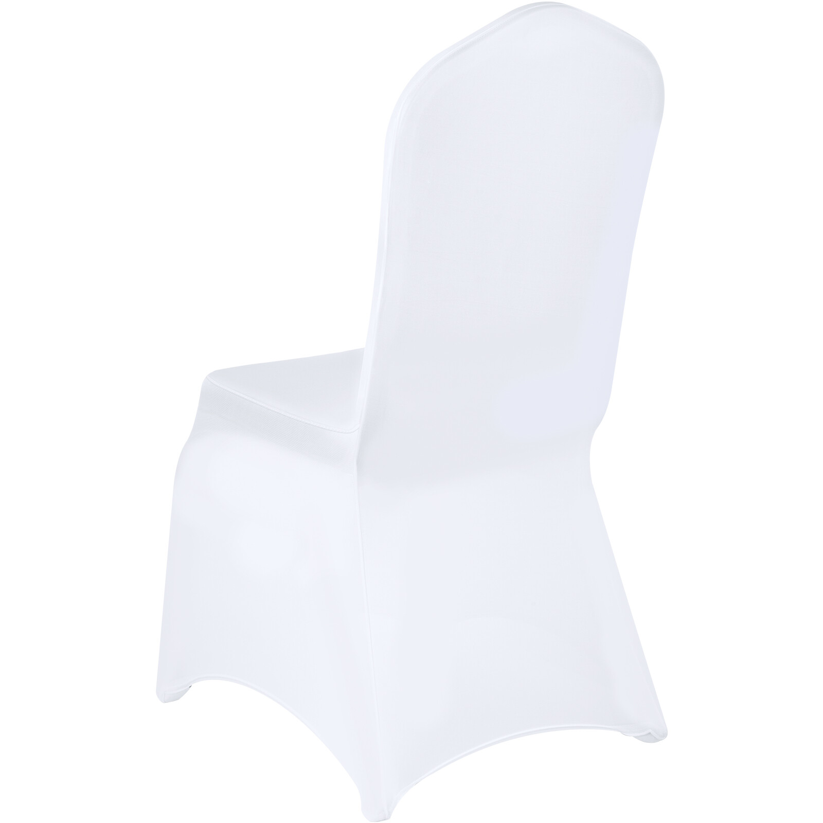 100PCS Spandex Stretch Chair Covers White for Wedding Party Banquet Decoration