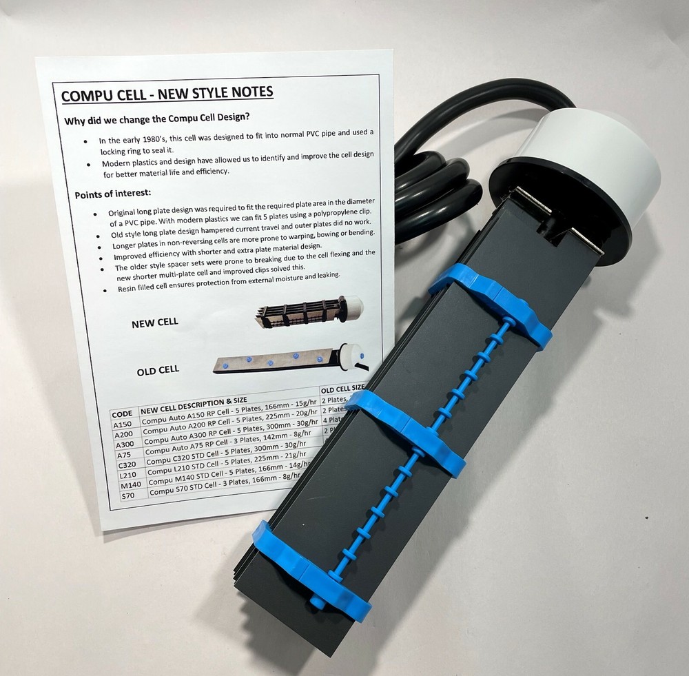 CompuChlor A150 Salt Cell Chlorinator Replacement Electrode Pool Water Generic