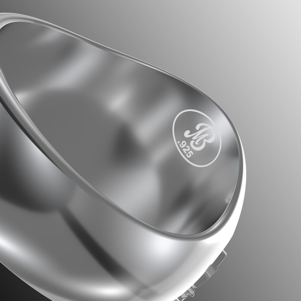 Saint Francis Solid Sterling Silver Men's Ring Size 10.5