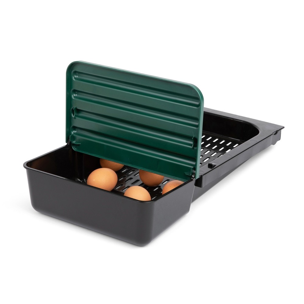 Homestead Essentials 2 Compartment Reverse Roll Out Chicken Nesting Box w/ Lids