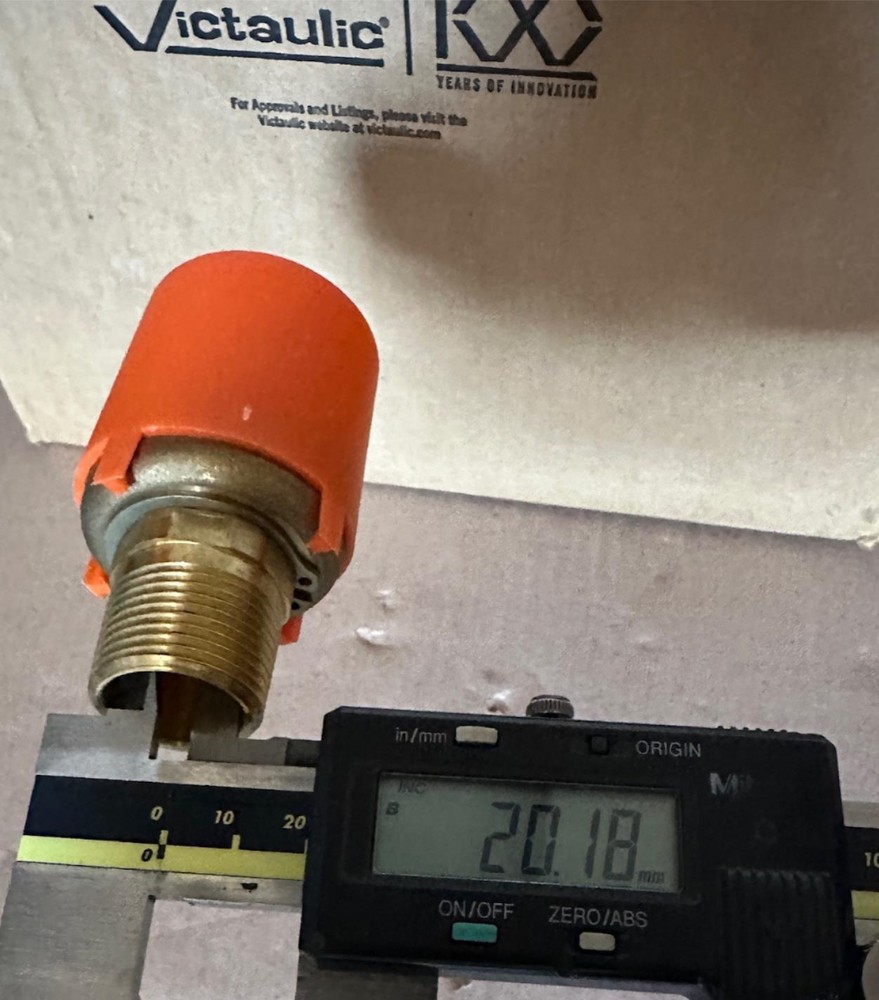 Victaulic Vortex Hybrid Fire Extinguishing System Standard Emitter Brass