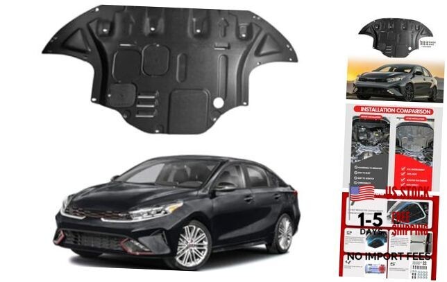 Front Engine Splash Shield Fit for KIA Forte 2019 2020 2021 2022 2023 Engine