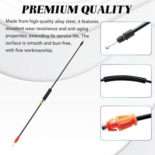 25.8" Door Latch Cable, Inside Door Handle Latch Release Cable Compatible with