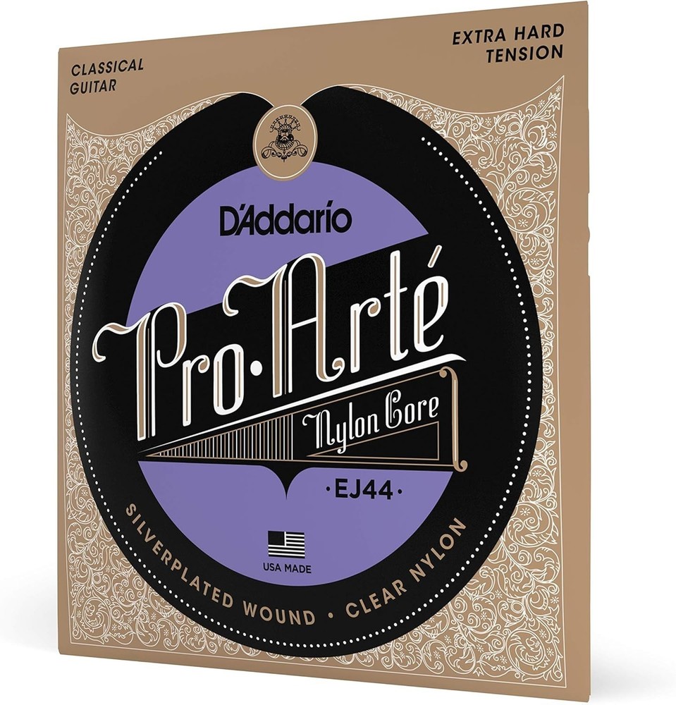 Pro Arté Nylon Classical Guitar Strings, EJ44, Extra Hard Tension, 6-String S...