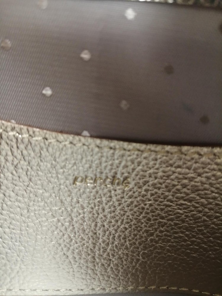 Perche Metallic Gold Clasp Wallet