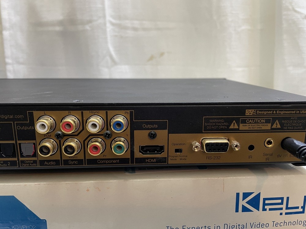 Key Digital KD-VPHD2 Digital Video Processor and Switcher with Remote Hot Rod