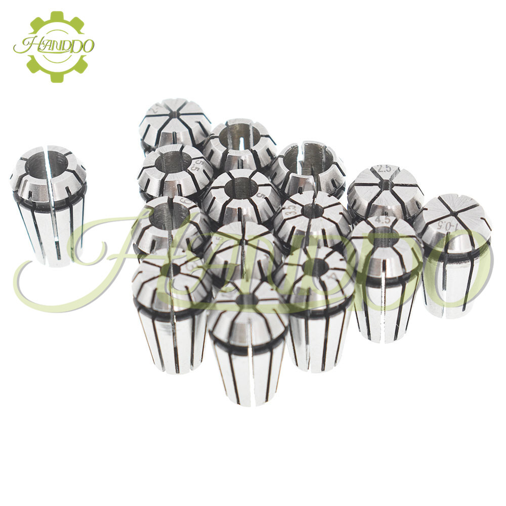 15Pcs ER11 Spring Collet Set CNC Super Precision Milling Tool