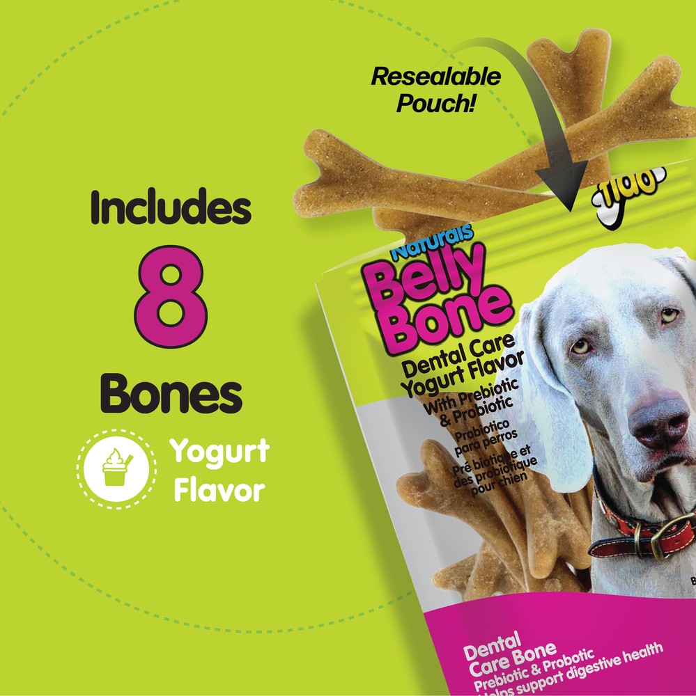 Fido Belly Bone Yogurt Dog Bone - Medium 8ct.