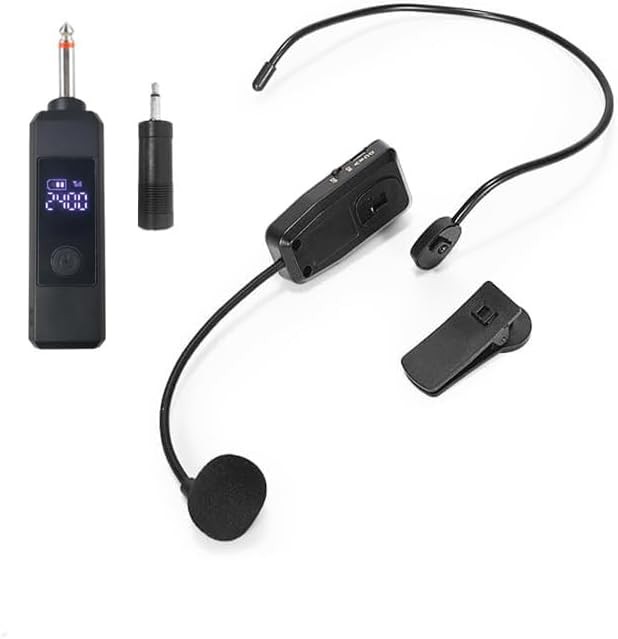 Wireless Saxophone Microphone System, Clip on Instrument Microphone Suitable for