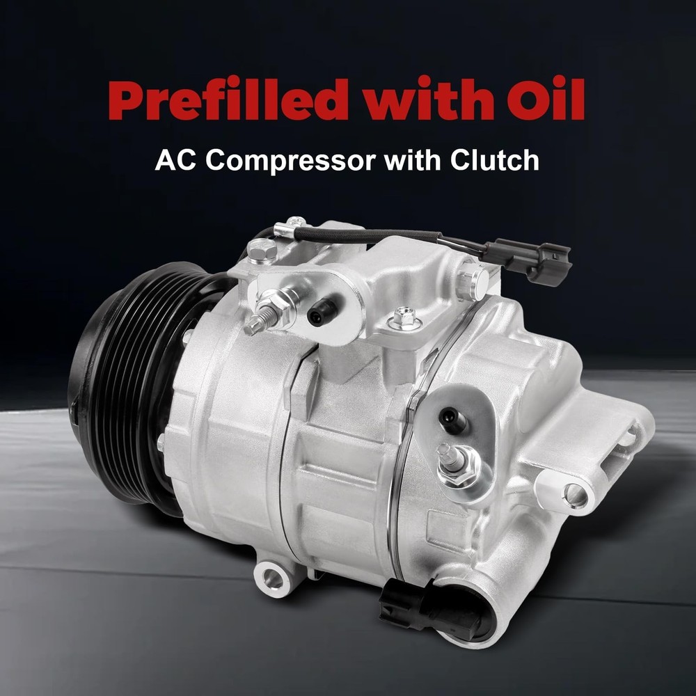 Air Conditioner AC Compressor with Clutch Compatible with Explorer Flex MKZ C...