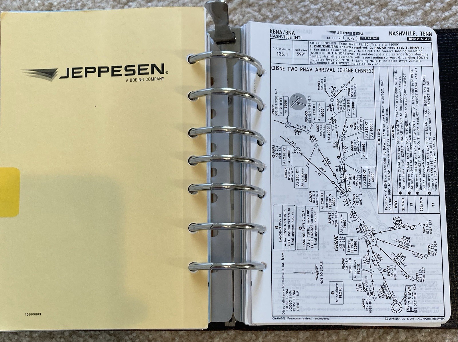 Jeppesen Aviation Vintage UNITED STATES Airway Manual Services 3 Pilot Binders