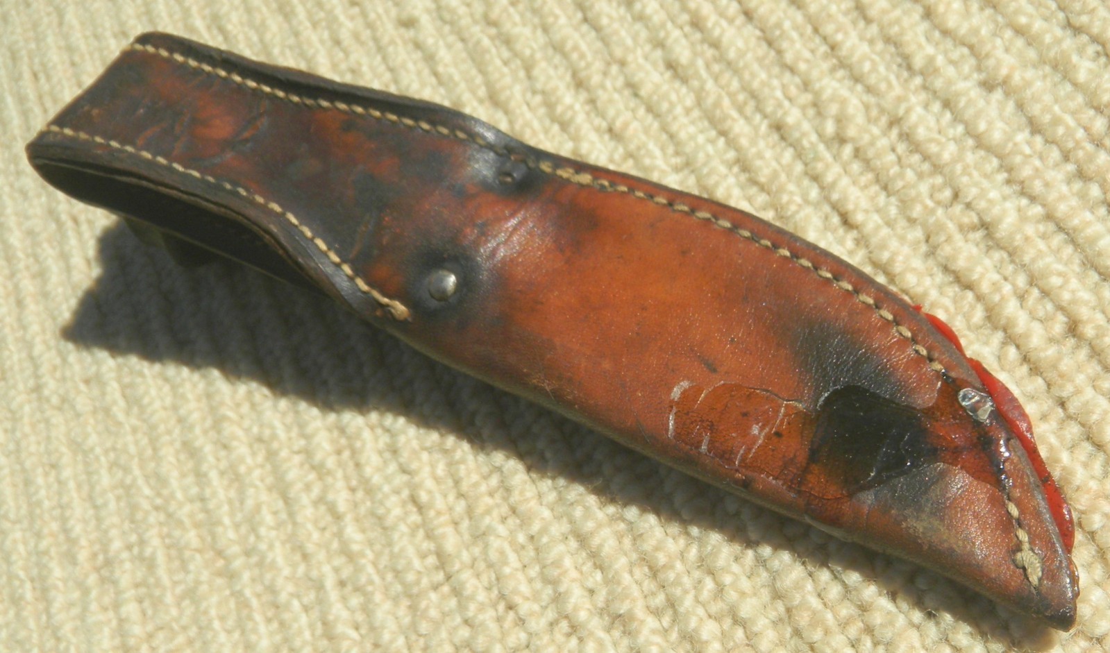 Case Fixed Blade Hunting ,Trapping , Hiking, Camping Knife with Sheath Vintage