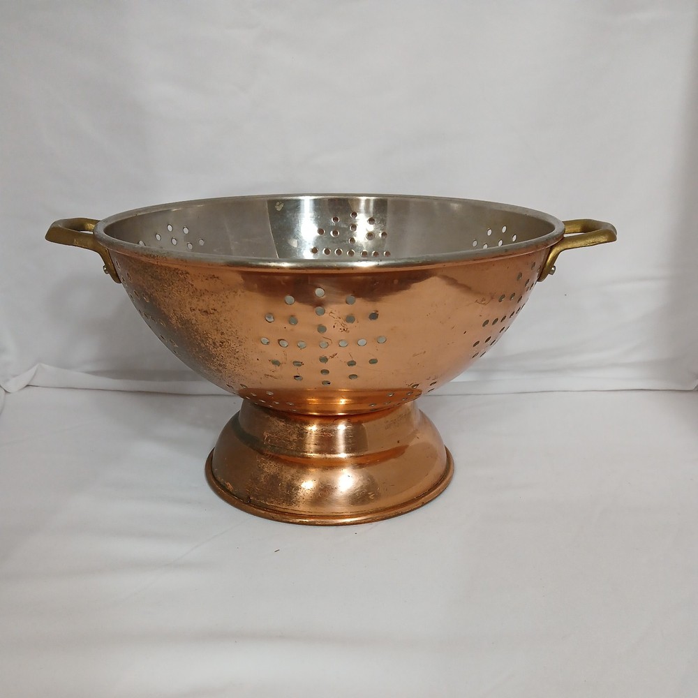 Vintage Copper Colander