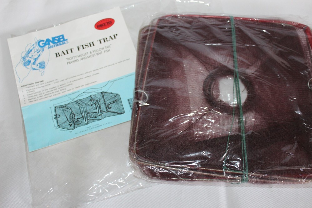 GANSEL AUSTRALIA BAIT FISH TRAP NEW UNUSED