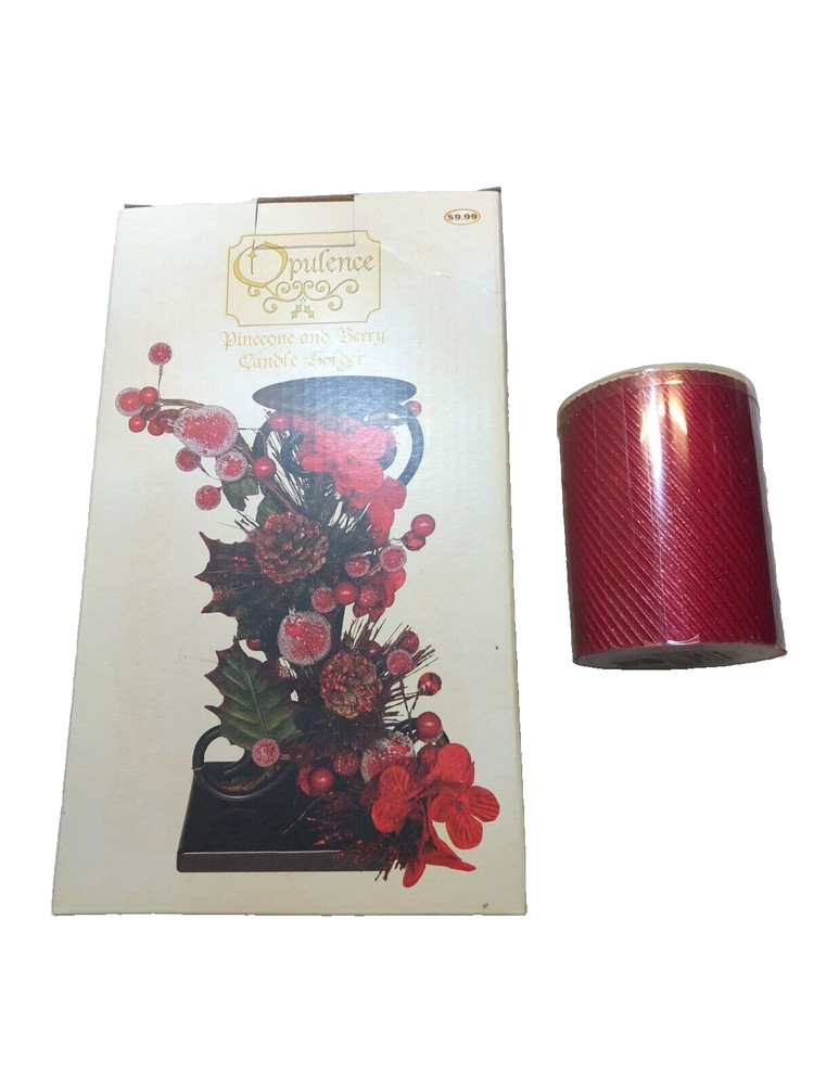 Opulence Candle Holder with Candle
