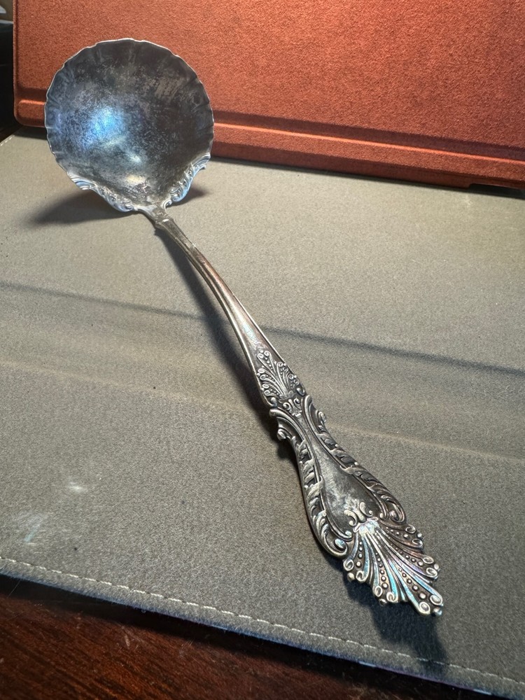 RAPHAEL Cream Ladle ROCOCO Silverplate 1896 NO Monogram (2 available)