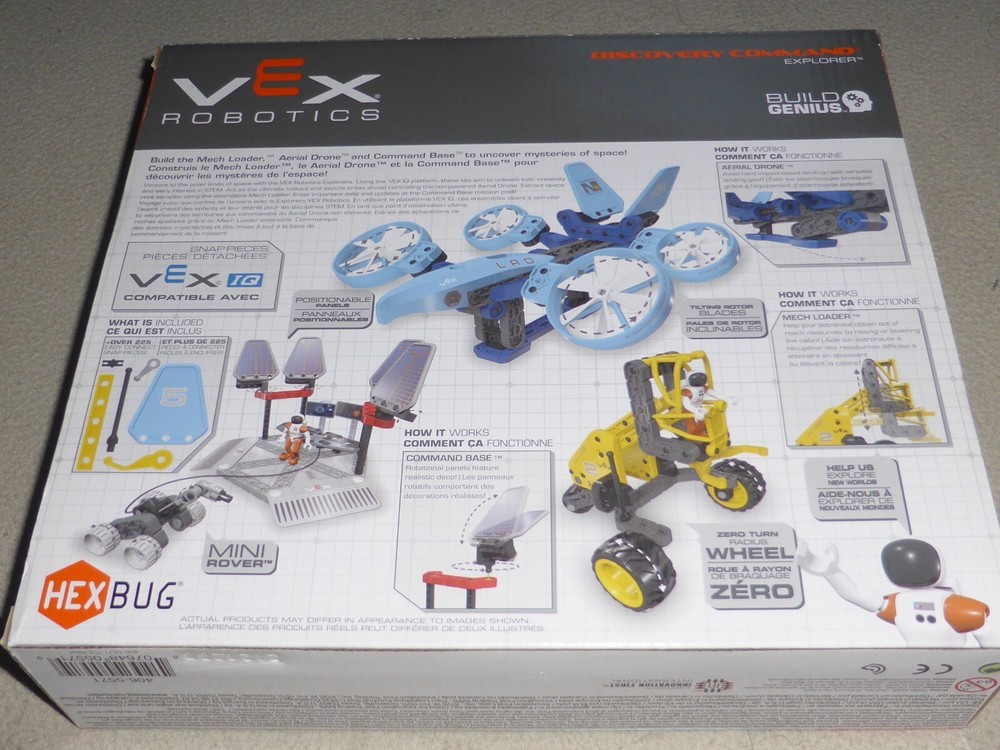 NEW HEXBUG VEX ROBOTICS STEM STARTER SET NIB DISCOVERY COMMAND EXPLORER