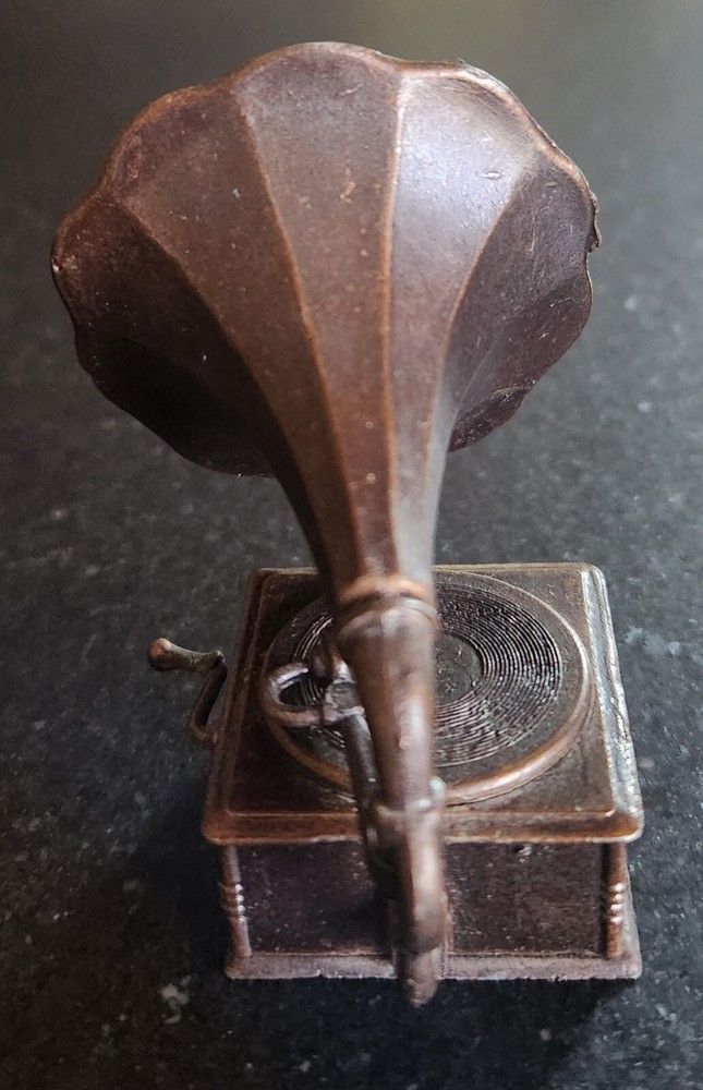 Vintage Durham Industries Miniature Phonograph Record Player
