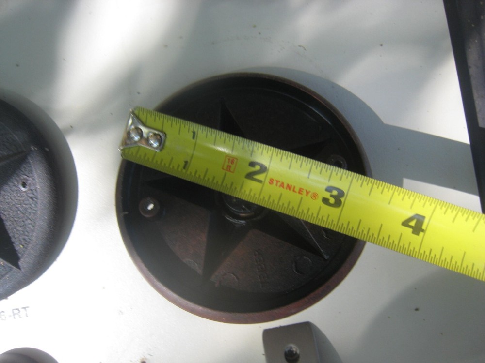 Craftmade PB3036-RI Surface Mount Lighted Doorbell Push Button RUSTIC IRON