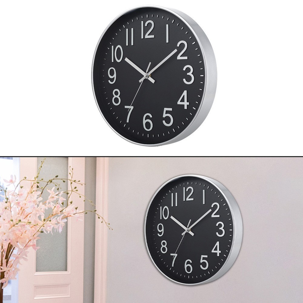 30cm Clock Compact Size Design Easy To Read Numerals Modern Style Clock