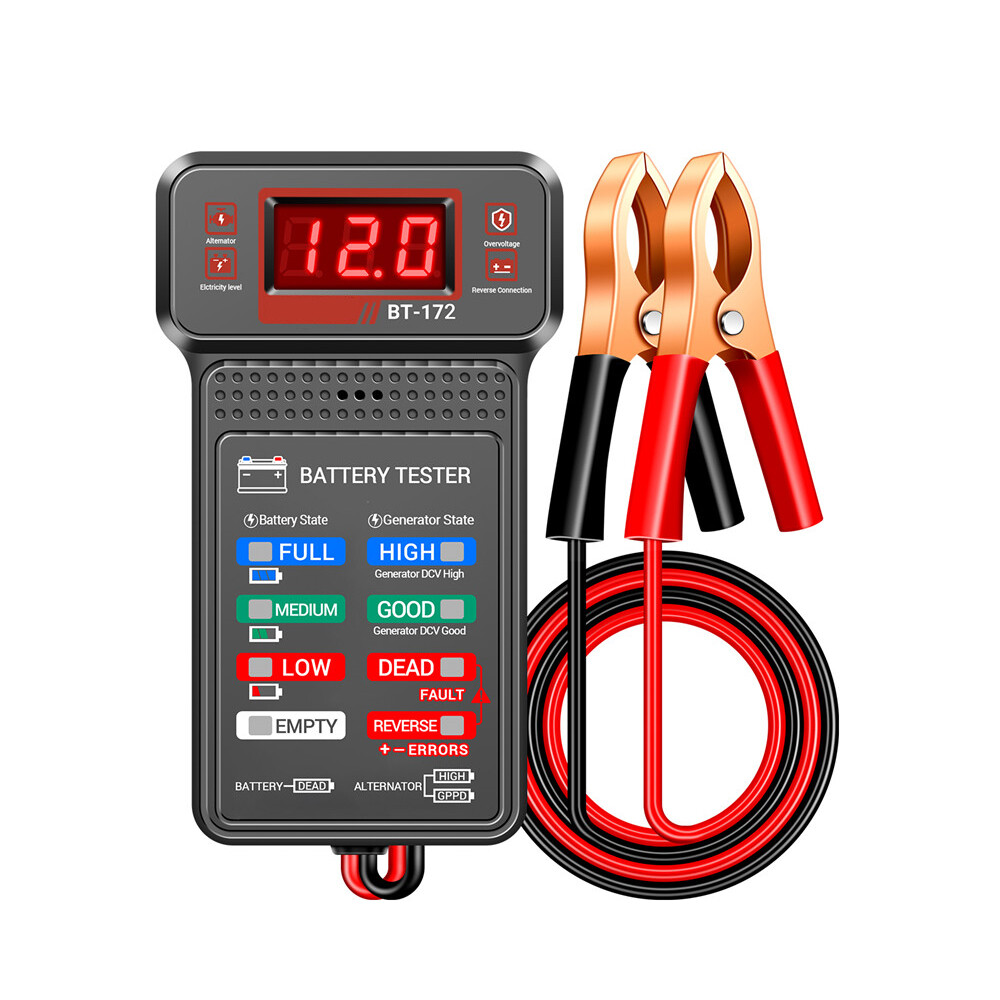 12V Battery Tester Battery Load Tester Battery Analyzer Battery Status-Indicator