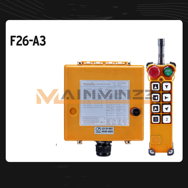 Industrial 8 Keys Crane Remote Control Wireless Transmitter Push Button Switch