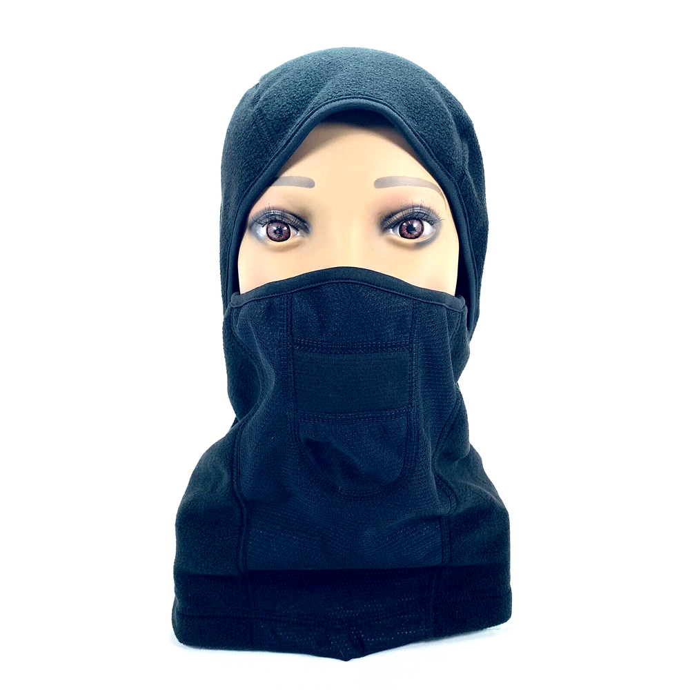 Alonsoo Balaclava Winter Windproof Mask Black Large (2 Pack)