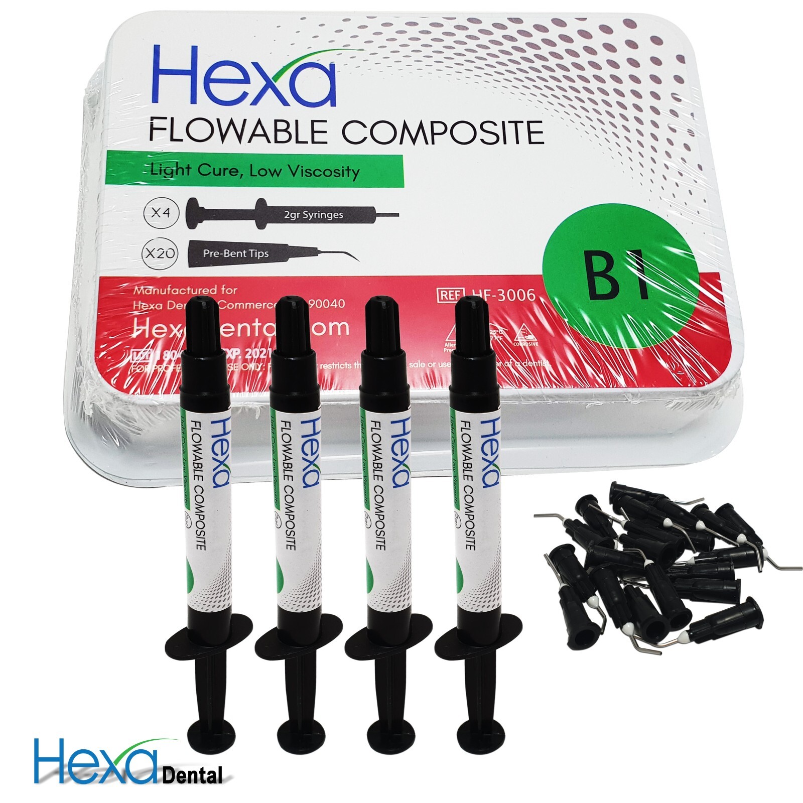 Premium Dental Flowable Composite Light Cure, Low Viscosity Resin Teeth Glue