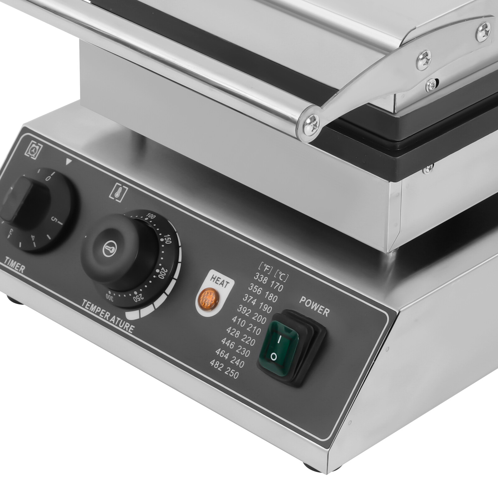 Commercial Electric Waffle Maker Belgian Waffle Baker Baking Machine Nonstick