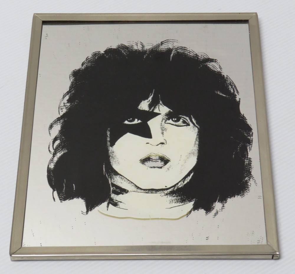 KISS PAUL STANLEY 8x10 CARNIVAL MIRROR 1970's