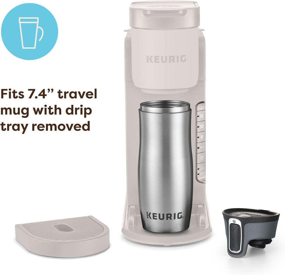 K-Express Single Serve K-Cup Pod Coffee Maker, 3 Brew Sizes, Strong Button Featu