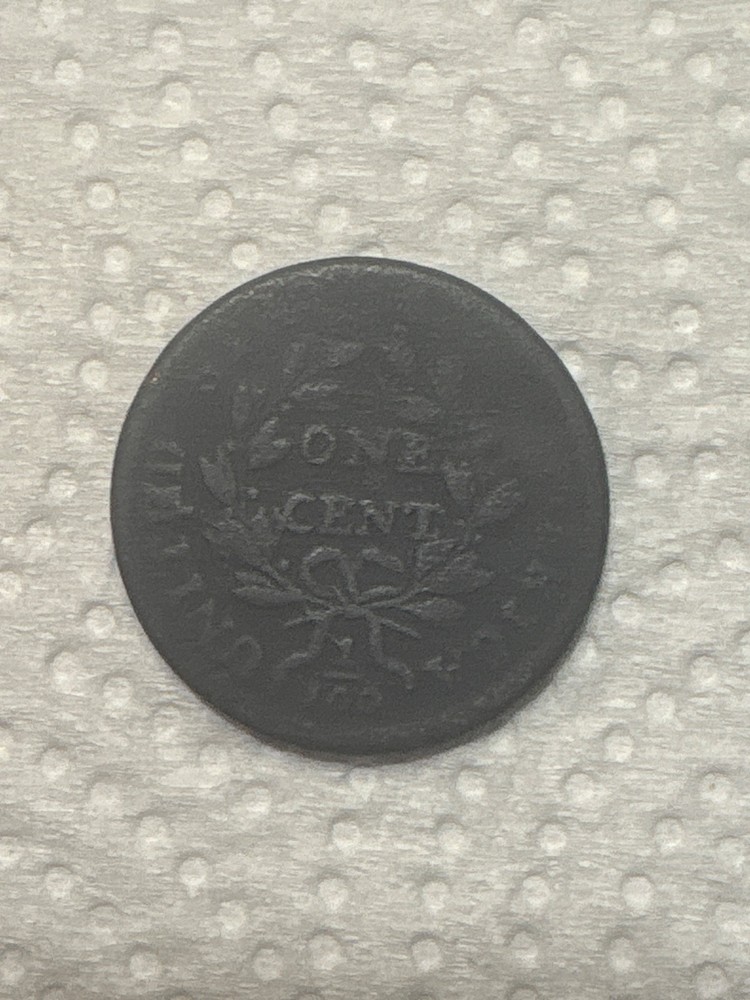 1798 Draped Bust Large Cent Penny 2nd hairstyle