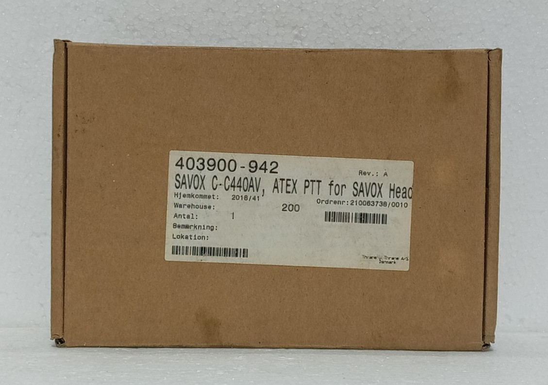 SAVOX C-C440/SAILOR EX PUSH TO TALK UNIT, PN L443922