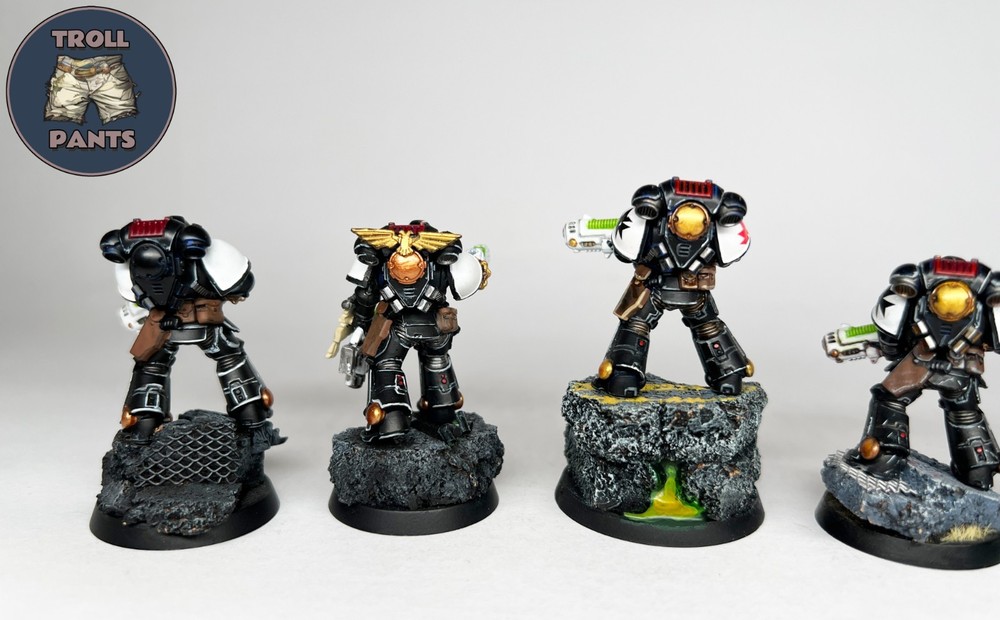 Warhammer 40k - Black Templar Space Marines - 5 Hellblasters