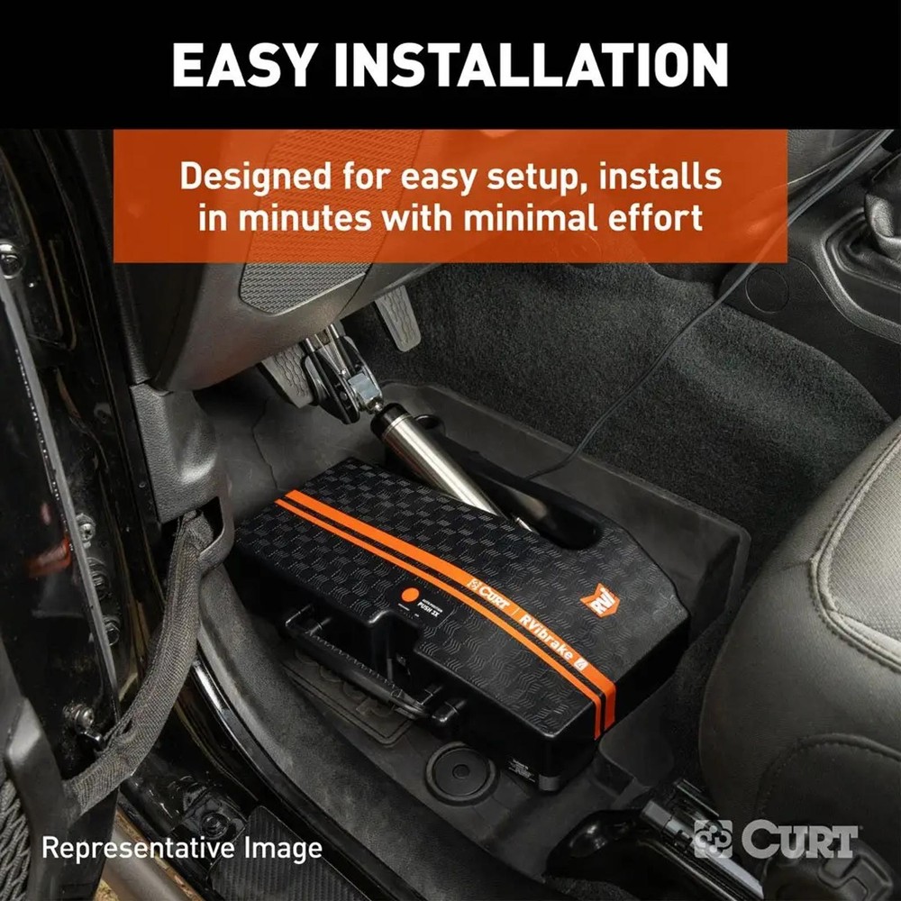 Curt Phantom Universal Stop Plate Bracket for RVIBrake System 52206