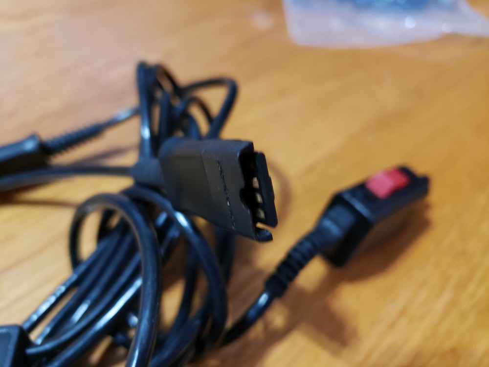 Platronics Y Telephone Headset Training A\DAPTER CORD + MUTE FOR...