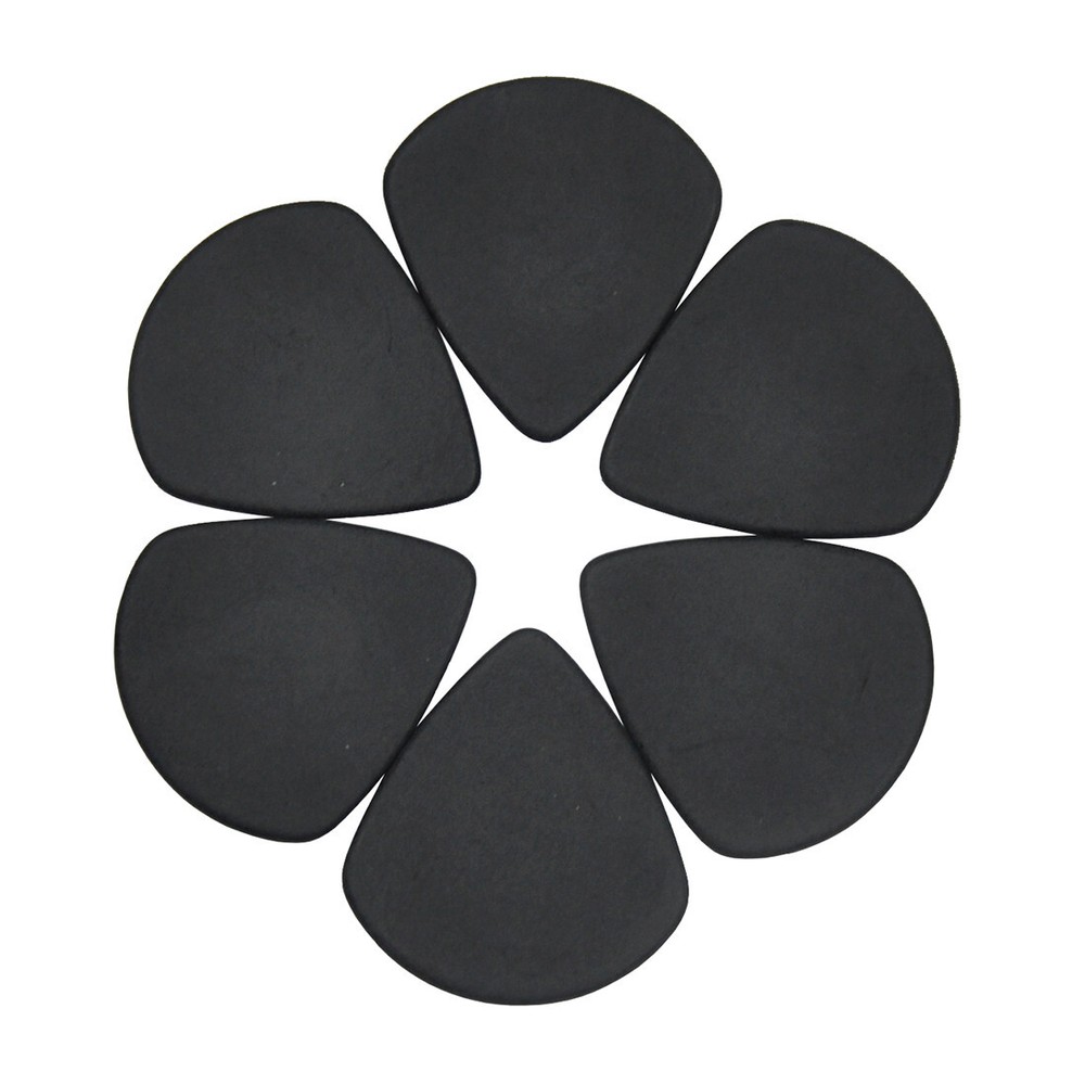 100pcs Delrin Precision Jazz Picks Plectrums Matte Black