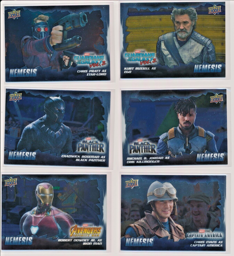 2022 Upper Deck Marvel Allure NEMESIS Insert - Complete Set - 12 Cards
