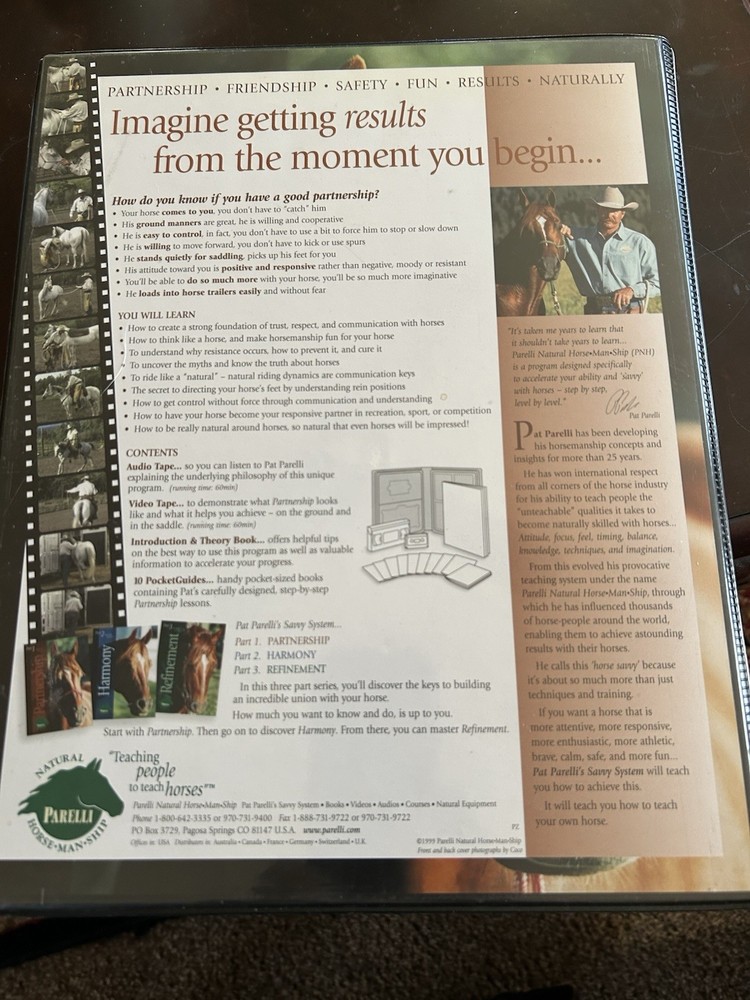 Pat Parelli's Savvy System Complete Set 1-3: Partnership, Harmony, Refinement