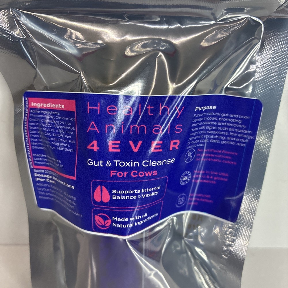 Healthy Animals 4 ever gut & toxin cleanse for cows