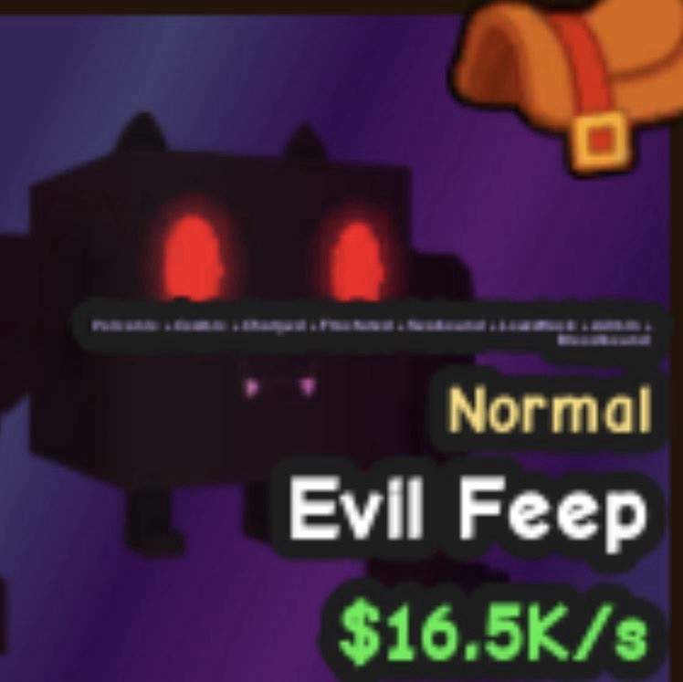 Catch and tame normal evil feep