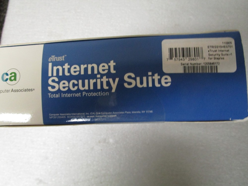 Computer Associates eTrust Internet - Total Internet Protection - New/Sealed