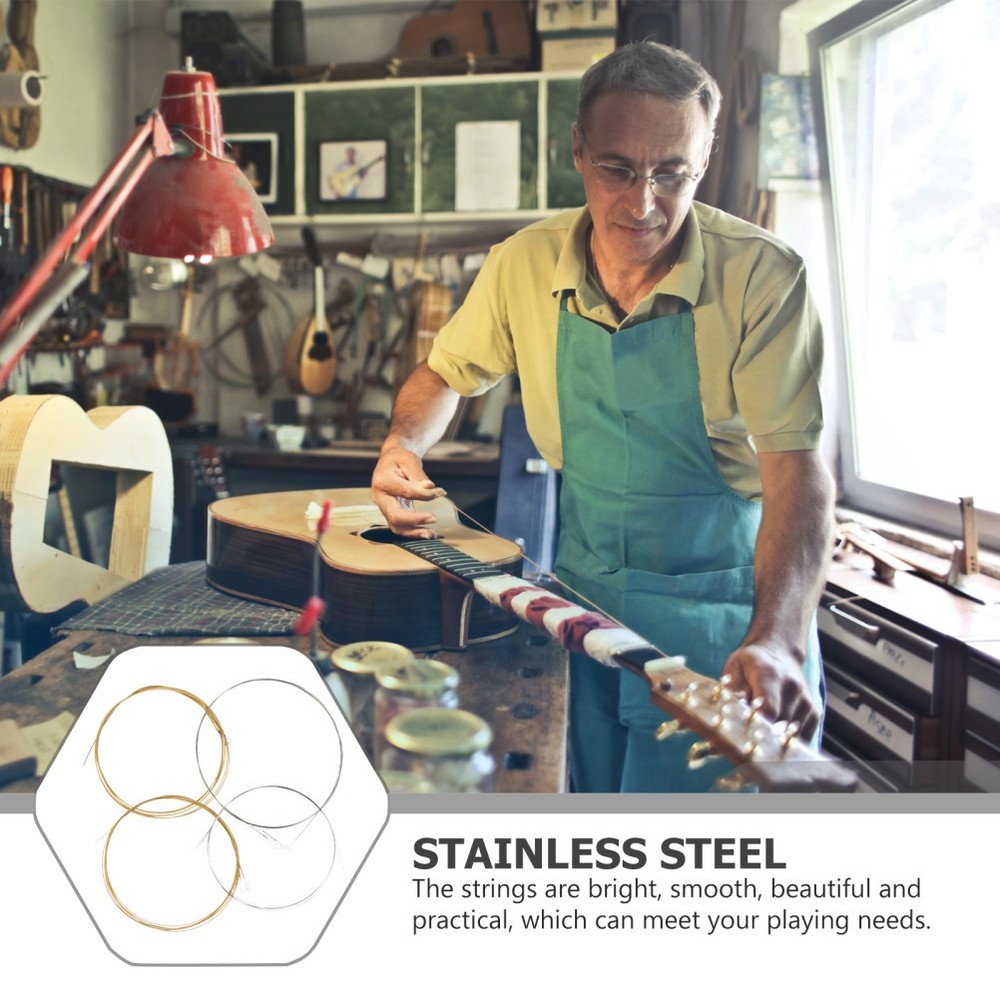 4pcs Practical Mandolin Replacement String Professional Mandolin Strings