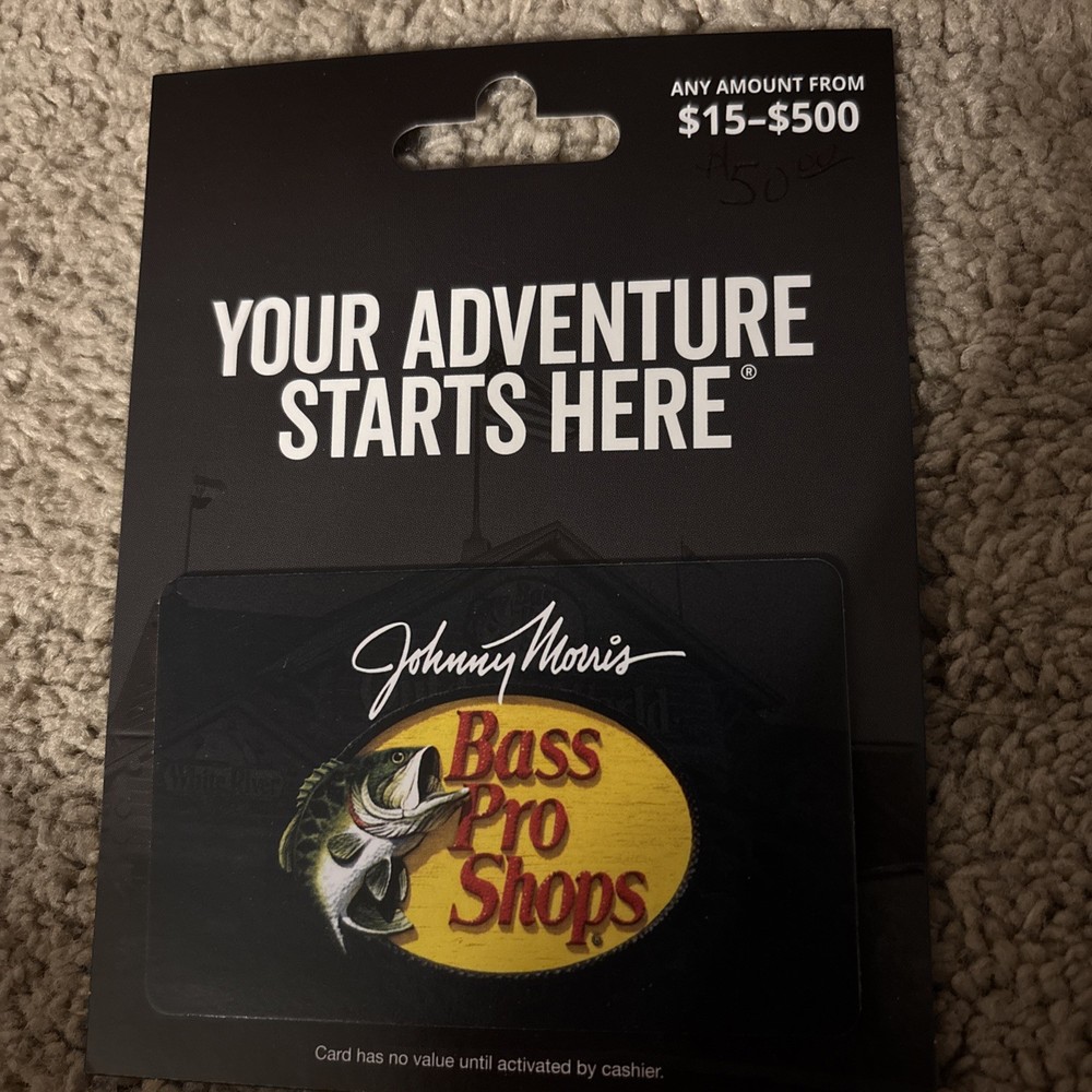 Bass Pro Shops $50 Gift Card