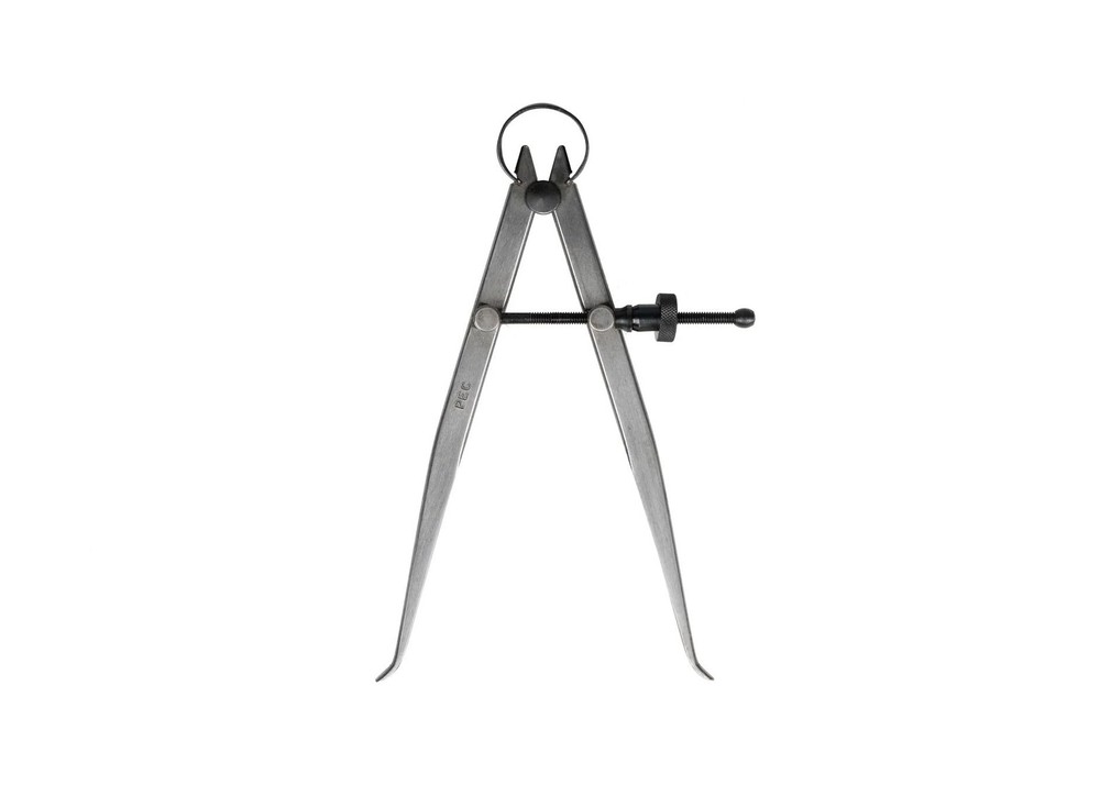 Spring Type Inside Calipers Precision Measuring Tool Flat Leg Quick Nut 10 Inch