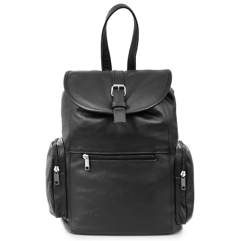 Leather Backpack Handcrafted HL80510BLACK
